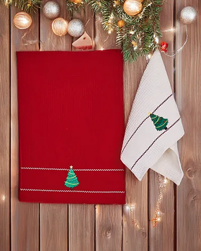 Royalfashion Ünnepi törölköző szett Boldog Új Évet