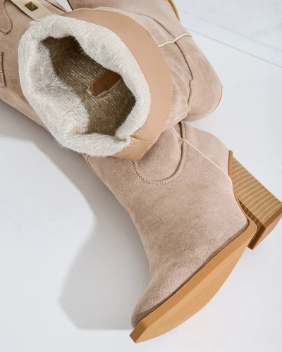 Royalfashion női sarok cowboy csizma Kowib