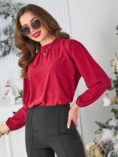 Royalfashion női ing strasszokkal