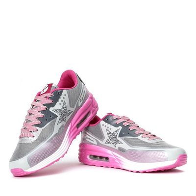 Szürke és rózsaszín Limina cipők - Lábbeli