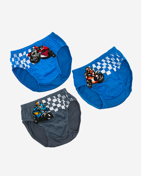 Royalfashion Színes fiú bugyi 3/csomag