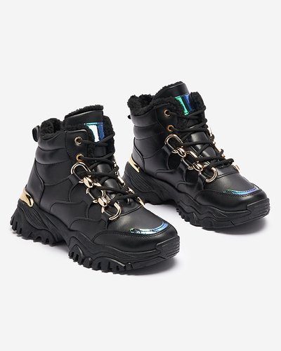 Fekete női szigetelt sportcipő Nepolle- Footwear