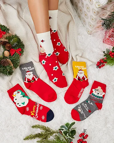 Royalfashion Női Hosszú Ünnepi Zokni 5/db