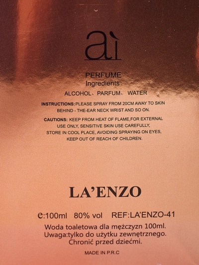 Inspirált eau de parfum nőknek Ai La'Enzo