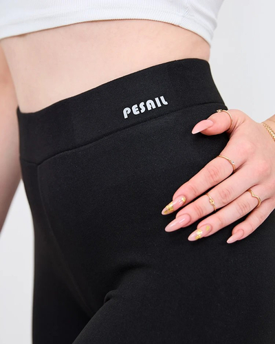 Royalfashion Fekete szigetelt női leggings