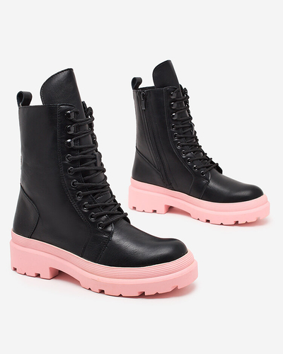 Royalfashion Eco bőr női bagger csizma Vederme