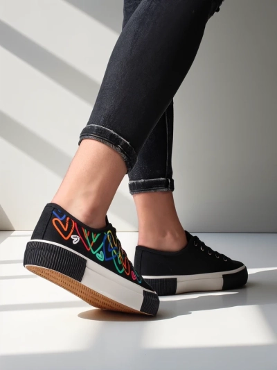 Royalfashion Női sneakers nyomattal Sercess