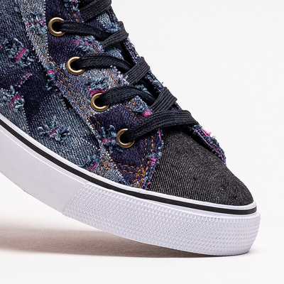 Sötétkék női szövet tornacipő Denario - Lábbeli