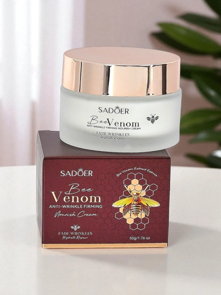 Sadoer Venusta BeeVenom Hidratáló Ránctalanító Krém 50g Minden Bőrtípusra