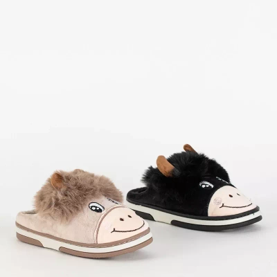 OUTLET Animmes bézs színű bikapapucs gyerekeknek - Lábbeli