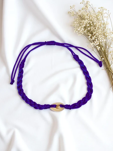 Női karkötő kagylóval Coral Breeze