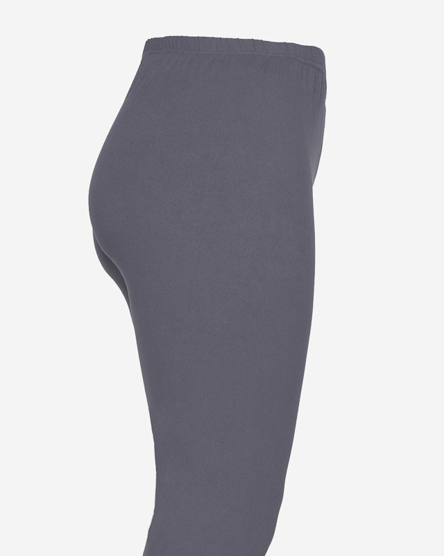 Sötétszürke női bambusz leggings PLUSZ MÉRET - Ruházat