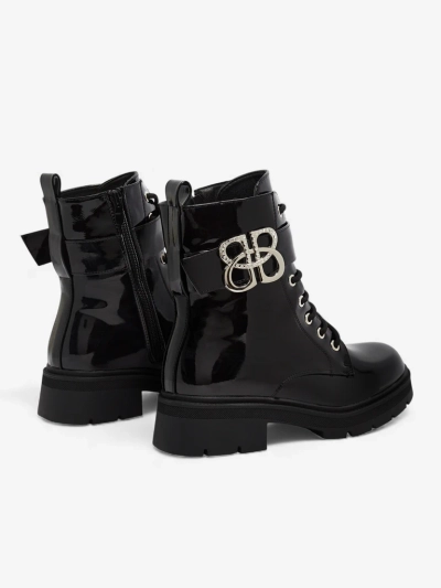 Lakkozott női műbőr bokacsizma Veuli