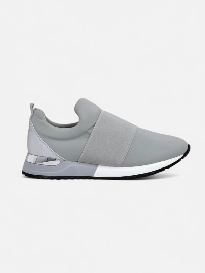 Damskie sneakersy Selene Grigio płaska podeszwa gołębi szary modny styl