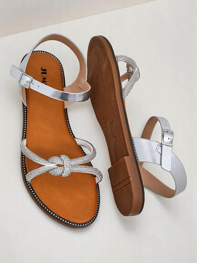 Royalfashion női szandál díszes cirkóniákkal Bella Shine