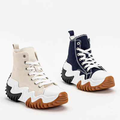 Női sötétkék sportcipő a'la tornacipő Vei - Lábbeli