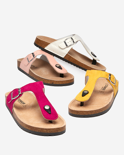 OUTLET Rózsaszín női eco velúr Sodifo-cipő. Cipő