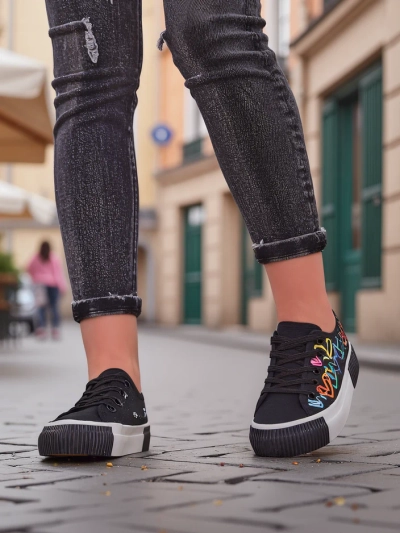 Royalfashion Női sneakers nyomattal Sercess