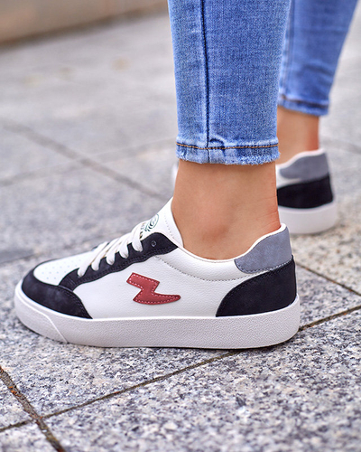 OUTLET White - fekete női sportcipő Rozzuci- Cipők