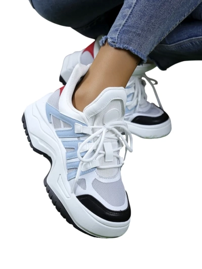 Royalfashion Női sportos sneakers vastag talpon Loness