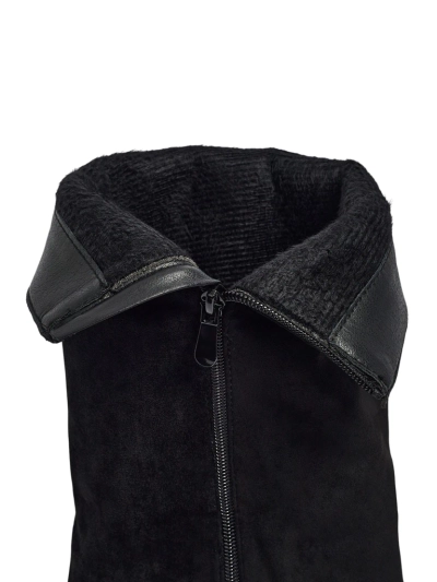 Női öko velúr csizma Ismara felsőrésszel