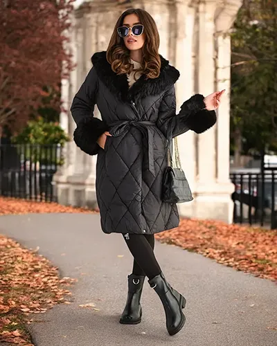 Royalfashion Női steppelt téli dzseki