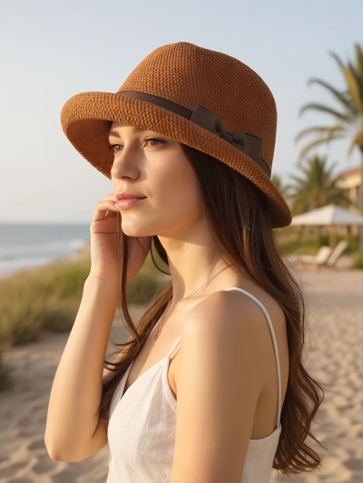 Royalfashion Női kalap masnival díszítve Summer Grace