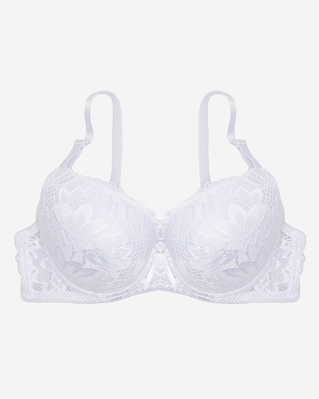 Női párnázott melltartó fehér színben- Fehérnemű