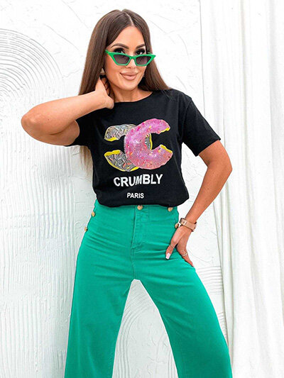 Royalfashion Női póló nyomtatással és cirkuszokkal