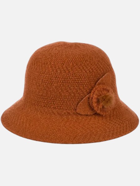 Ella Mae női keménykalap díszítéssel