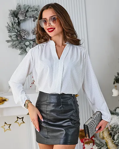 Royalfashion Női ing strasszokkal