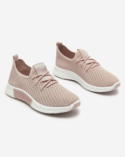 Rózsaszín női szövet sportcipő Vobbu- Footwear