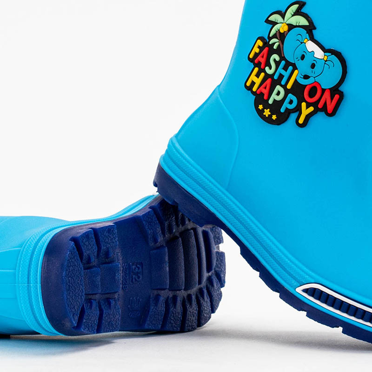 Ukali kék gyerek esőcsizma - Lábbeli