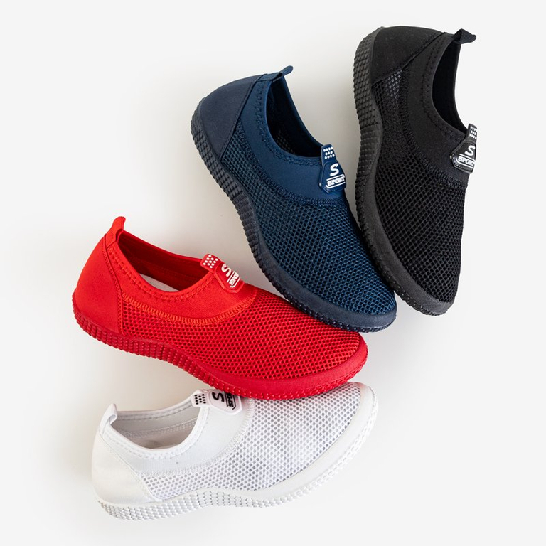 Női fehér cipő a Dominga mesh cipőkön - cipő