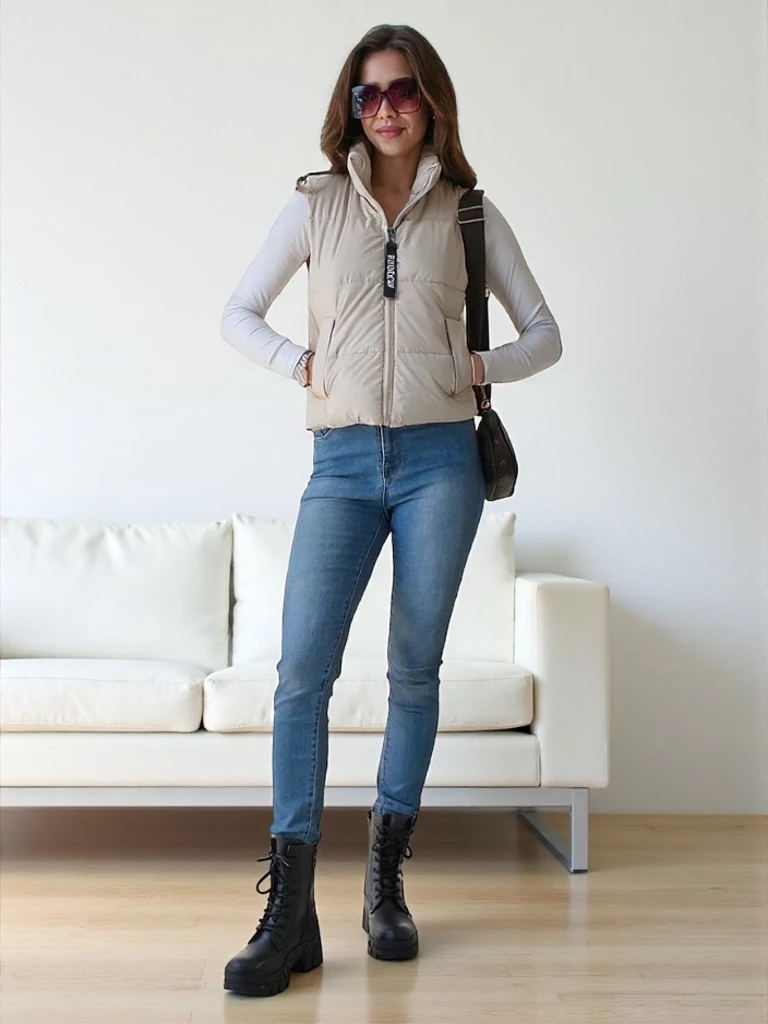 Royalfashion Női Rövid Mellény