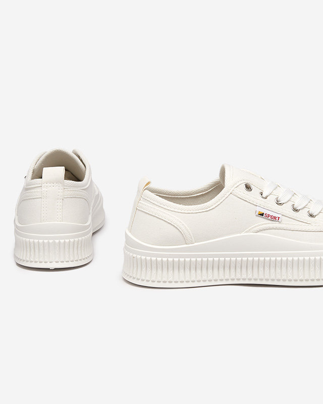 OUTLET Női fehér tornacipő Scola-Shoes