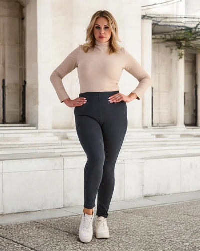 Royalfashion Női szigetelt treggings nadrág PLUS SIZE