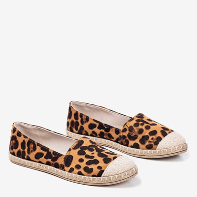 OUTLET Leopárd mintás női espadrillák Mirisa Fulton - Cipők