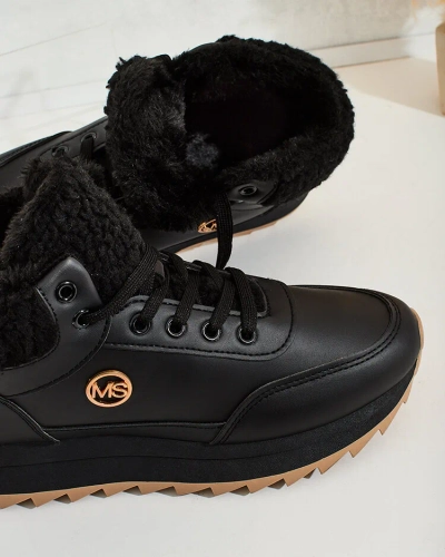 Royalfashion női Frozit műszőrme melegített tornacipő