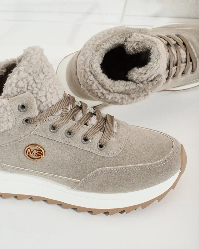 Royalfashion női Frozit műszőrme melegített tornacipő