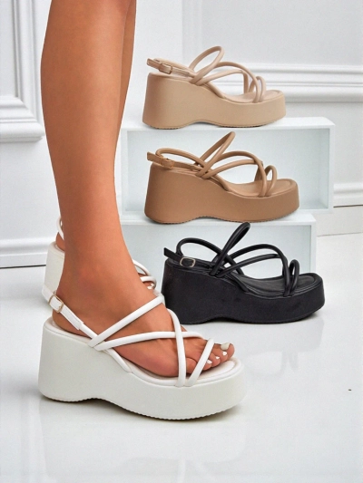 Royalfashion Női éktalpas szandál Skyline Straps