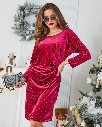 Royalfashion Női ruha ráncolással