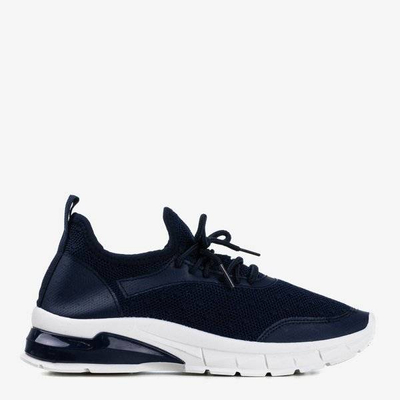 Granatowe sportowe buty damskie Baymela - Obuwie