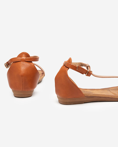 OUTLET Női tevés szandál öko-velúr betéttel Selione - Cipők