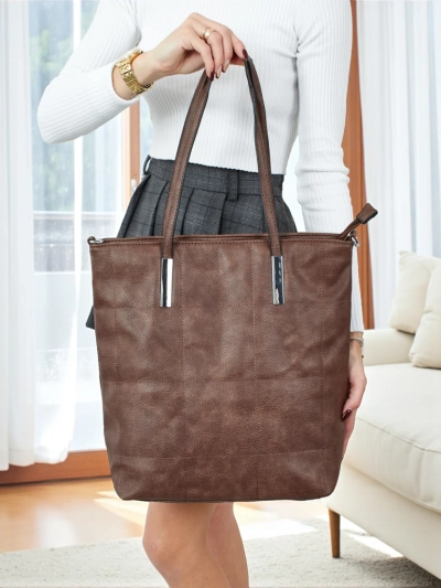 Tessira női shopper táska, öko bőr