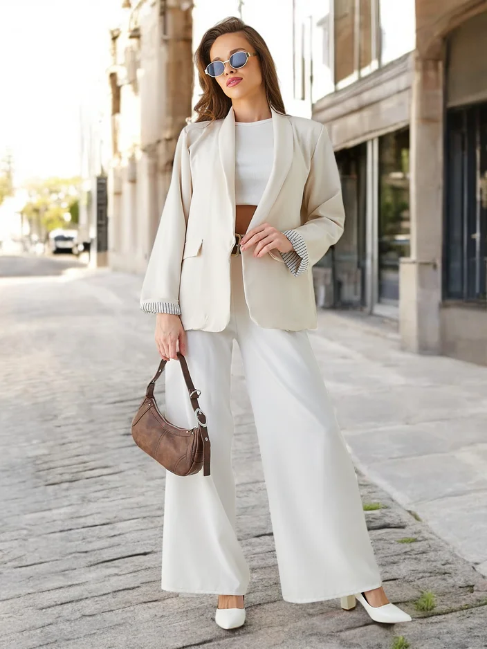 Royalfashion Női blazer gomb nélkül Elegáns