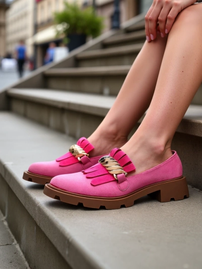 Royalfashion Női öko velúr mokaszin Mare Nostrum