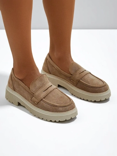 Royalfashion Női öko-suede mokaszin Dunes