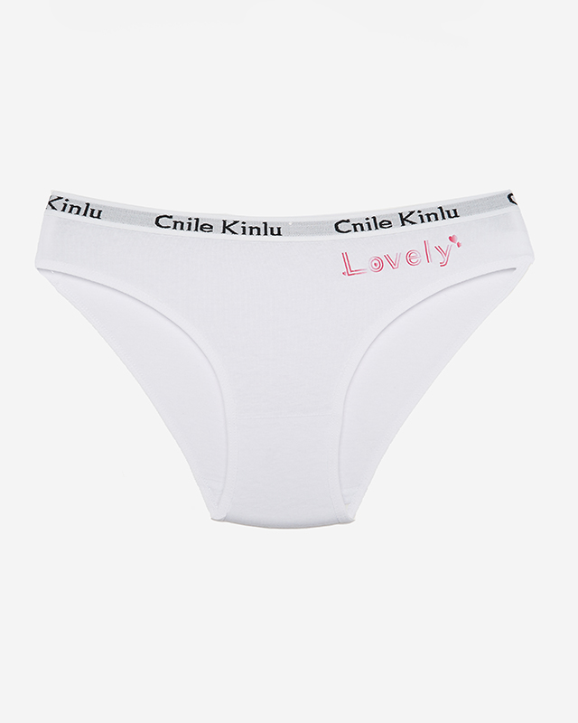 Női fehér bugyi bugyi - Fehérnemű