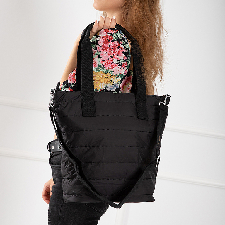 Fekete női bevásárló táska - Táskák